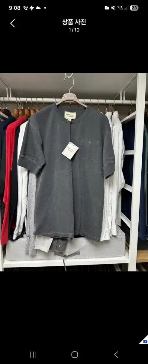 L タグ付き 1回洗濯 ナ イジェル ケーボン アミ ジム 半袖Tシャツ