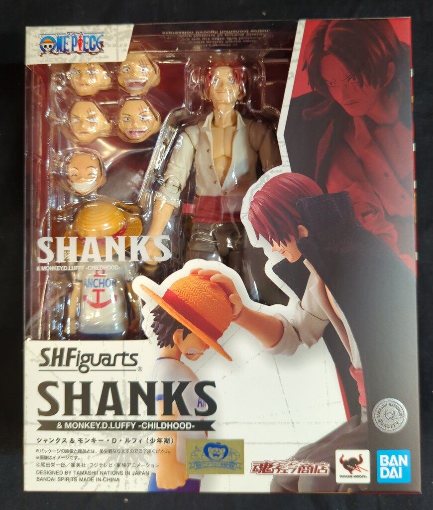 BANDAI SPIRITS S.H.Figuarts ワンピース シャンクス&モンキー・D・ルフィ(少年期)