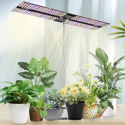 JCBritw 200W植物育成ライトLED フルスペクトル デイジーチェーン機能付き、90度レンズ植物ライト 屋内植物用 多肉植物育成 観葉植物 水耕栽培用ライト 野菜工場 植物栽培工場 家庭菜園 室内園芸as 5ceed140