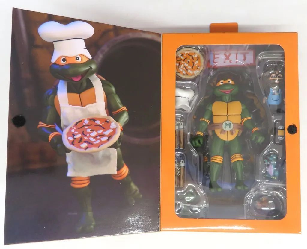 【中古】フィギュア ミケランジェロ VHSパッケージ ver. 「ティーンエイジ・ミュータント・ニンジャ・タートルズ」 アルティメット 7インチ アクションフィギュア