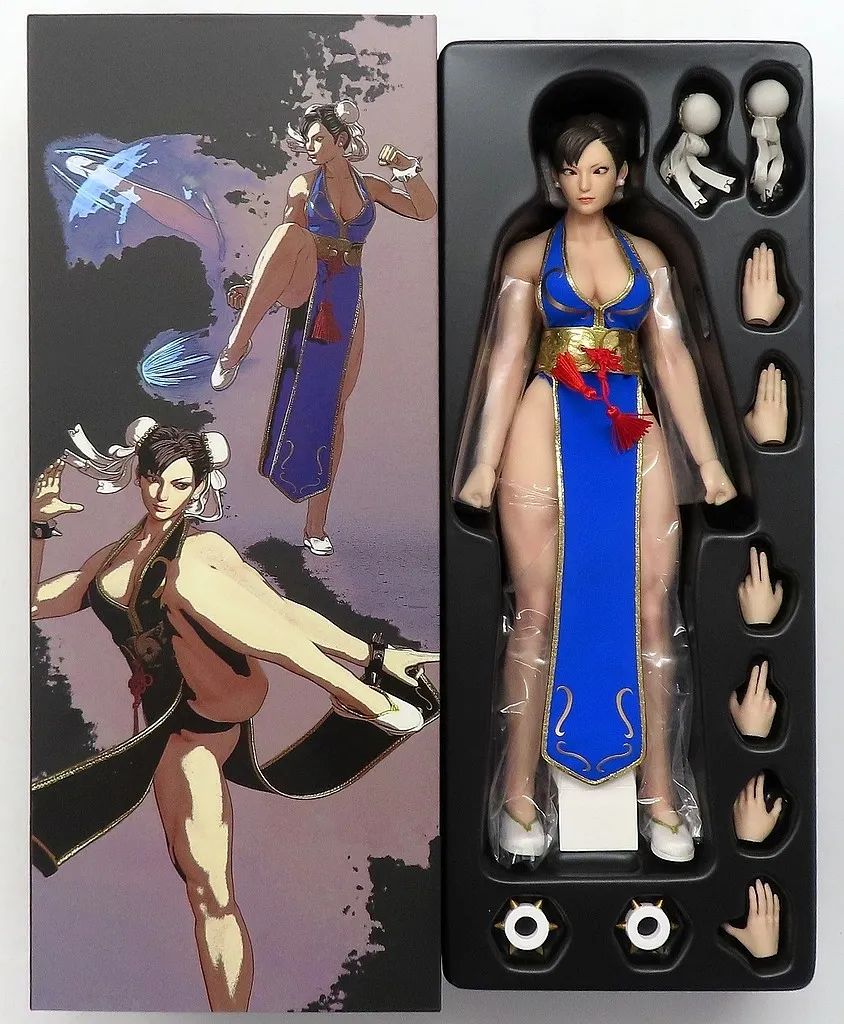 【中古】フィギュア 格闘女神 2.0 カンフーレディ(ブルー/眼球可動) 1/6 アクションフィギュア