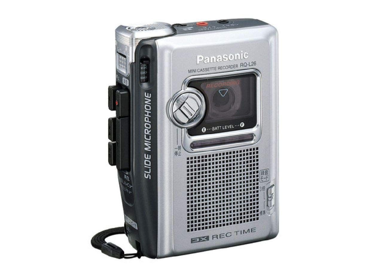 新品 Panasonic ミニカセットレコーダー RQ-L26-S(シルバー) 25時間連続録音