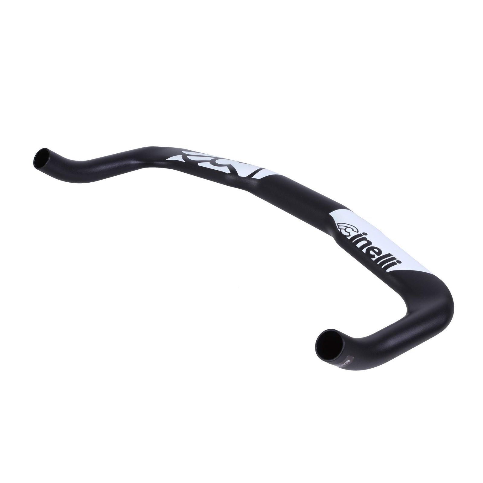 新品 チネリ(Cinelli) チネリ ブルホーンハンドルバー[Cinelli Bullhorn Handlebar] マットブラック φ31.8-400mm