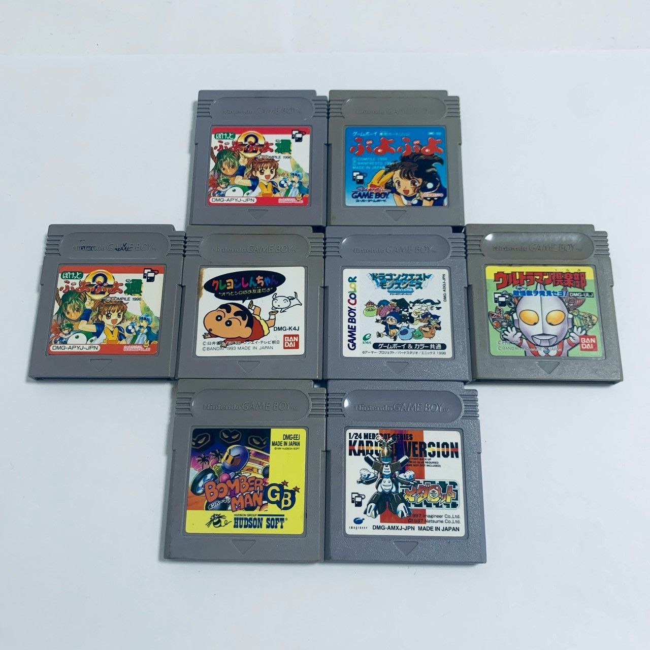 NO.1362　ゲームボーイ　４８枚セットまとめ売り　GB版 GB ゲームボーイ 8個 ソフトのみ セット まとめ 起動確認済 6100132