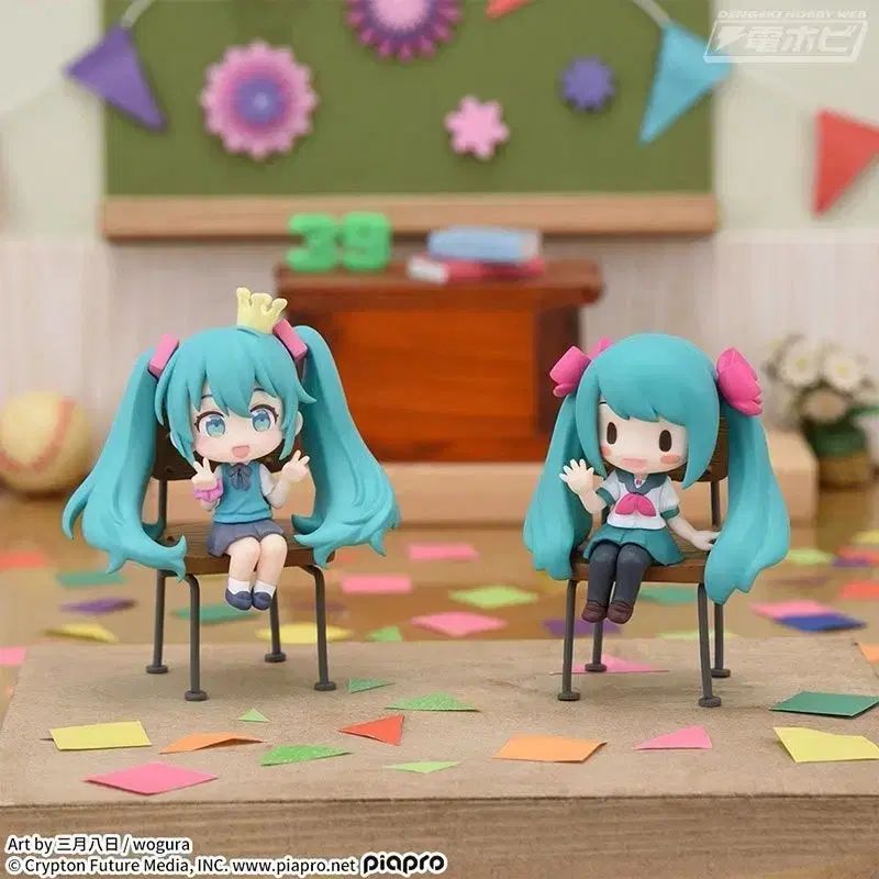 SEGA チョコノセ 初音ミク 16周年 ミニフィギュア 2体セット