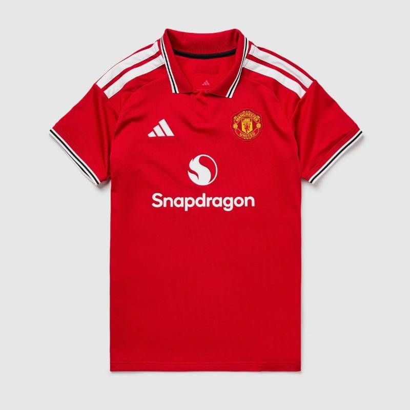 【送料無料・匿名配送】adidas アディダス マンチェスター・ユナイテッド 26/27 公式 ホーム ユニフォーム 襟付き 赤 レトロ復刻 新品 正規品