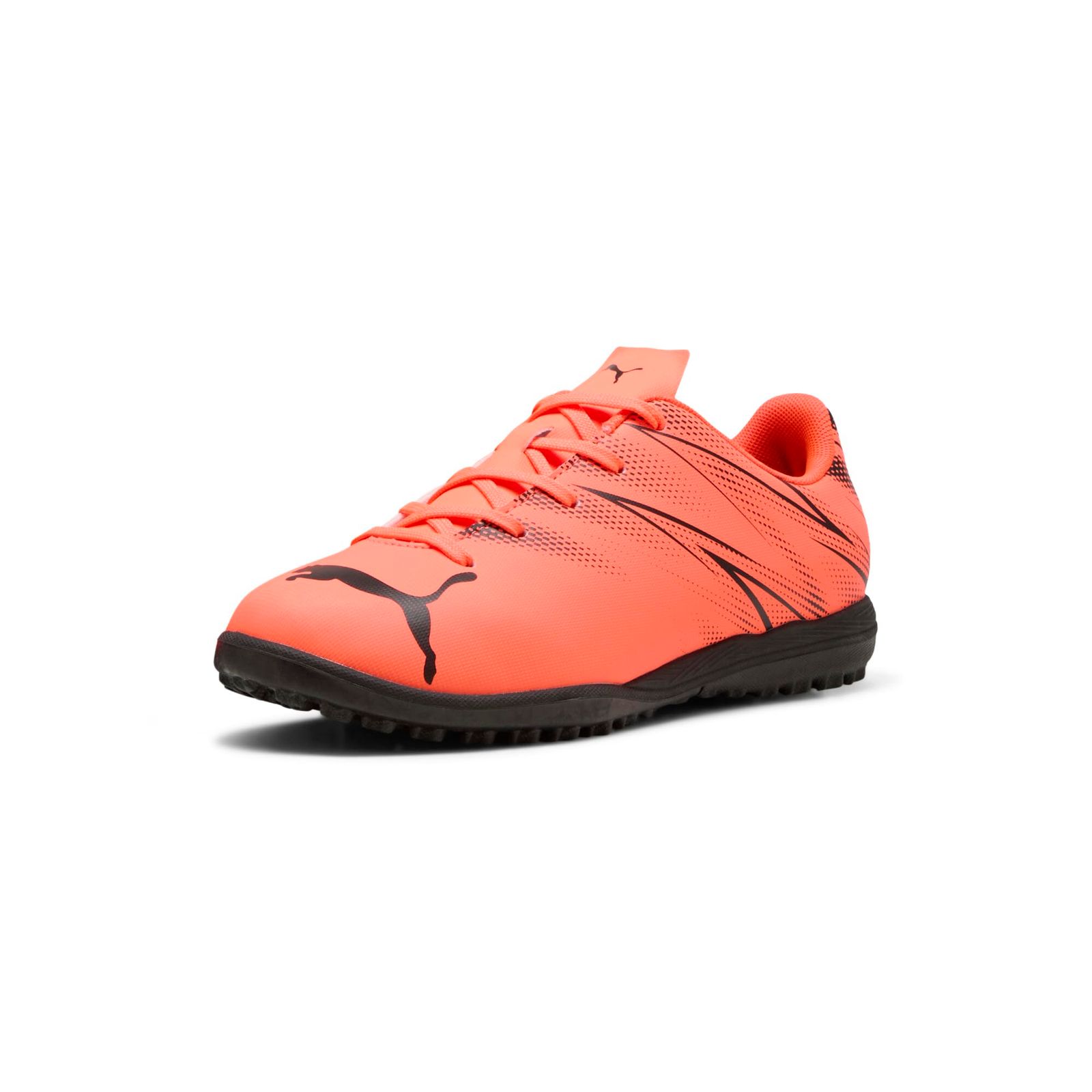 新品 PUMA (プーマ) 男女兼用 子供用 アタカント ターフ トレーニング サッカー スパイク グローイングレッド-プーマブラック。 11 Big Kid