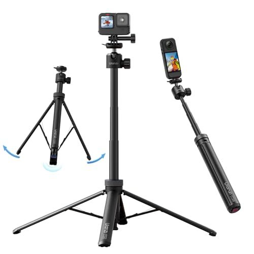 【新品】Ulanzi TT24 カメラ用三脚 自動開閉 片手で操作 自撮り棒 insta360 x5用 GoPro用三脚 pocket3用三脚 見えない自撮り棒 Cka クイックリリース三脚 146cm 7段階伸縮 三脚/一脚兼用 スマホ三脚 b6e2ad96