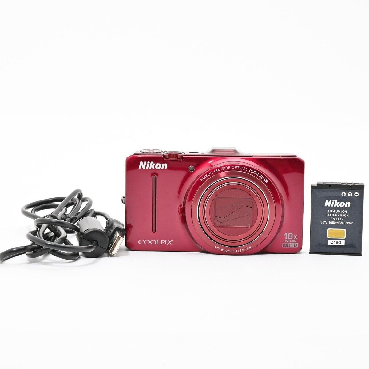 1383＜良品＞ Nikon デジタルカメラ COOLPIX クールピクス S9300 インペリアルレッド S9300RD