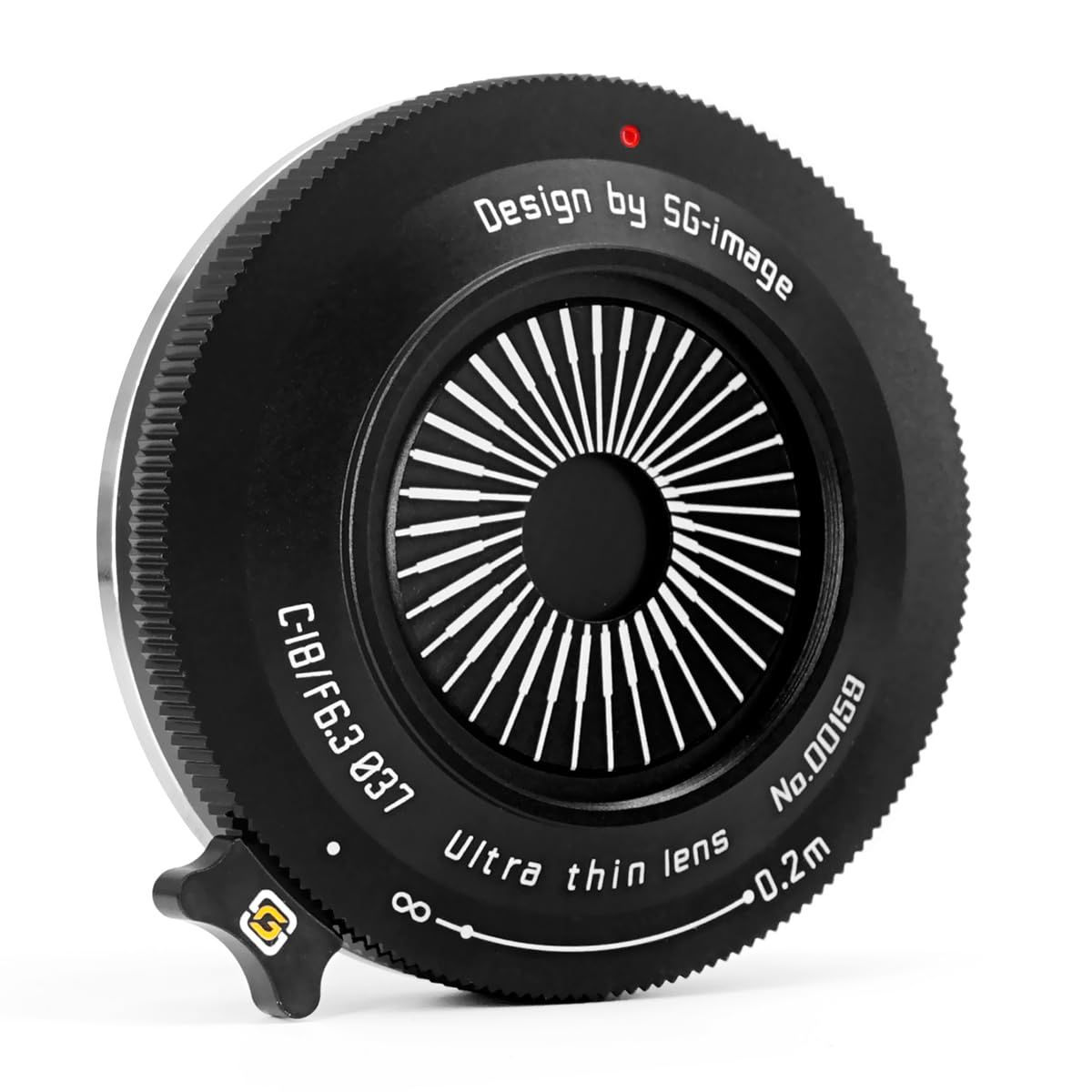 新品 SG-image 18mm F6.3 APS-C対応 Eマウント 単焦点 超薄型 パンケーキレンズ ブラック ウルトラシンレンズ (2年付) (国内正規品)