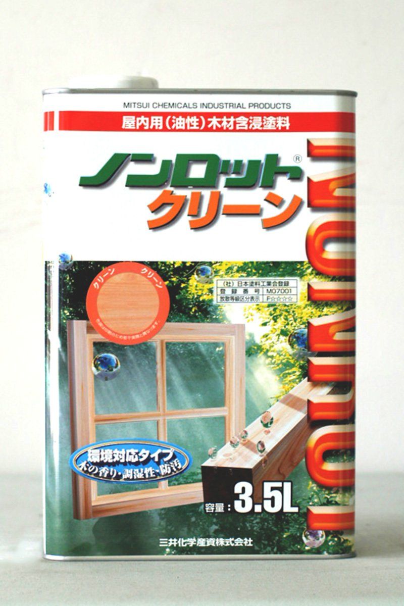 新品 ノンロットクリーン （C-NO：ナチュラルオーク） 3.5L