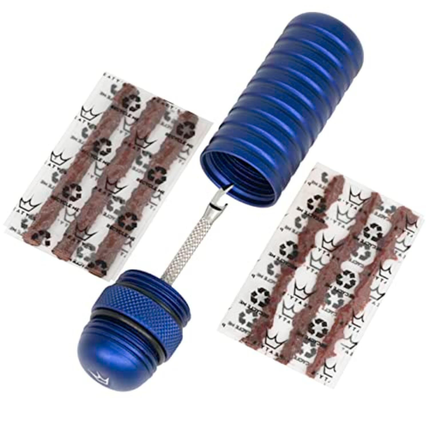 新品 自転車 チューブレスタイヤ パンク修理 パッチ プラグ 応急 Peaty's (ピーティーズ)Holeshot Tubeless Puncture Plugger Kit - Navy