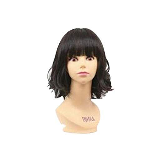 新品 オールウィッグロリポップウェーブボブ耐熱ショコラブラック