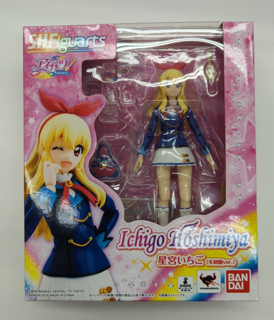 バンダイ S.H.Figuarts アイカツ! 星宮いちご (冬制服ver) 特典カード付き