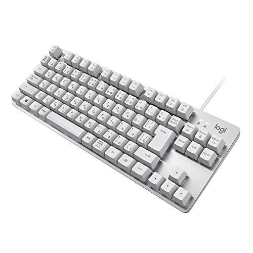 ☆新品☆ロジクール K835OWR 有線 メカニカルキーボード 赤軸 リニア テンキーレス コンパクト メカニカル キーボード 有線キーボード オフホワイト windows surface K835 国内正規品 20cb6482