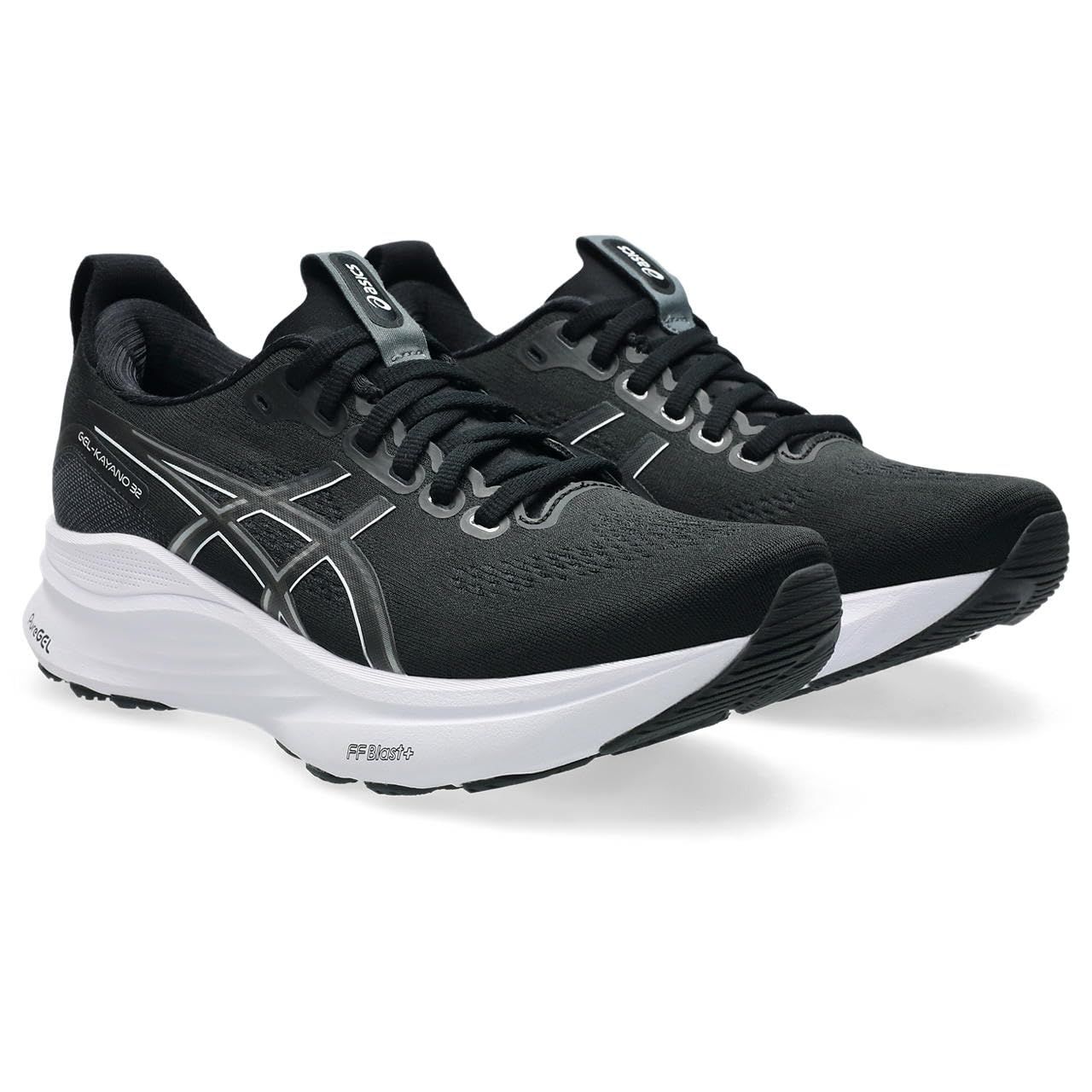 新品 [アシックス] ランニングシューズ GEL-KAYANO 32 1012B839 レディース 002(ブラック/ホワイト) 23.0 cm 2E