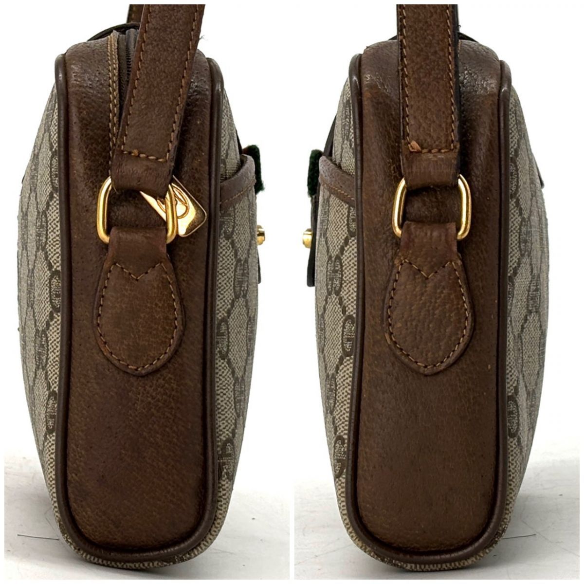 余裕は肩越しに滲む】 GUCCI ショルダーバッグ GGスプリーム シェリー