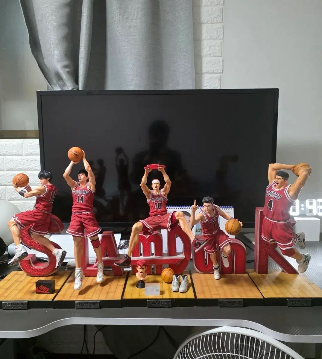 (破損注意) SLAM DUNK 湘北チーム レジン フィギュア 出品