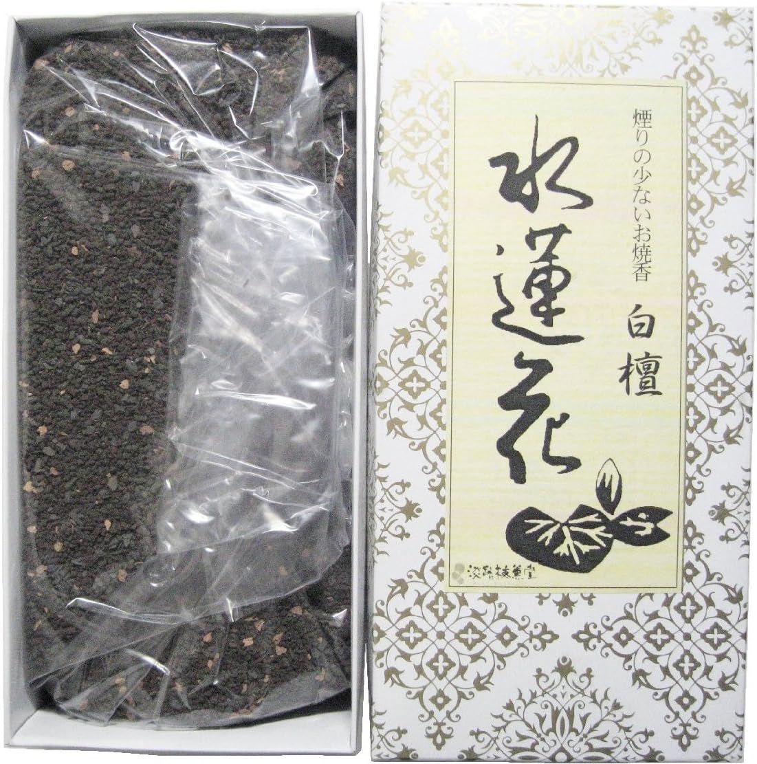 Awaji BaikundoのIncense 煙の少ないお焼香 煙少 Sandalwood水蓮花 500g お焼香用 けむりの少ないIncense 微煙 業務用