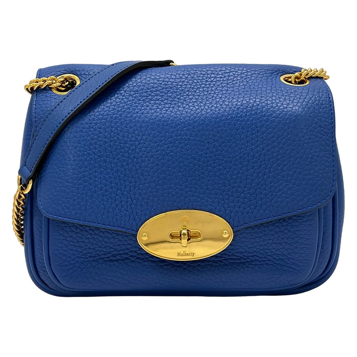 MULBERRY(マルベリー) ショルダーバッグ スモール ダーリー ショルダー ポーセリンブルー チェーンショルダー レザー