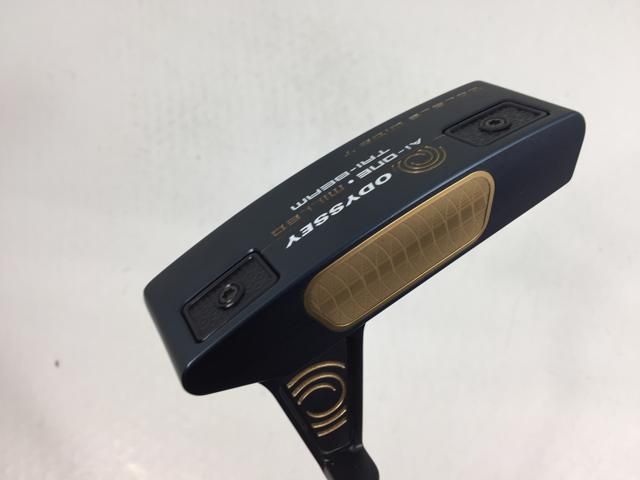 返品OK 【中古ゴルフクラブ】【超美品】オデッセイ Ai-ONE MILLED TRI-BEAM (ミルド トライビーム) DOUBLE WIDE T パター 2024 STROKE LAB(ストローク ラボ) 90 シャフト パター