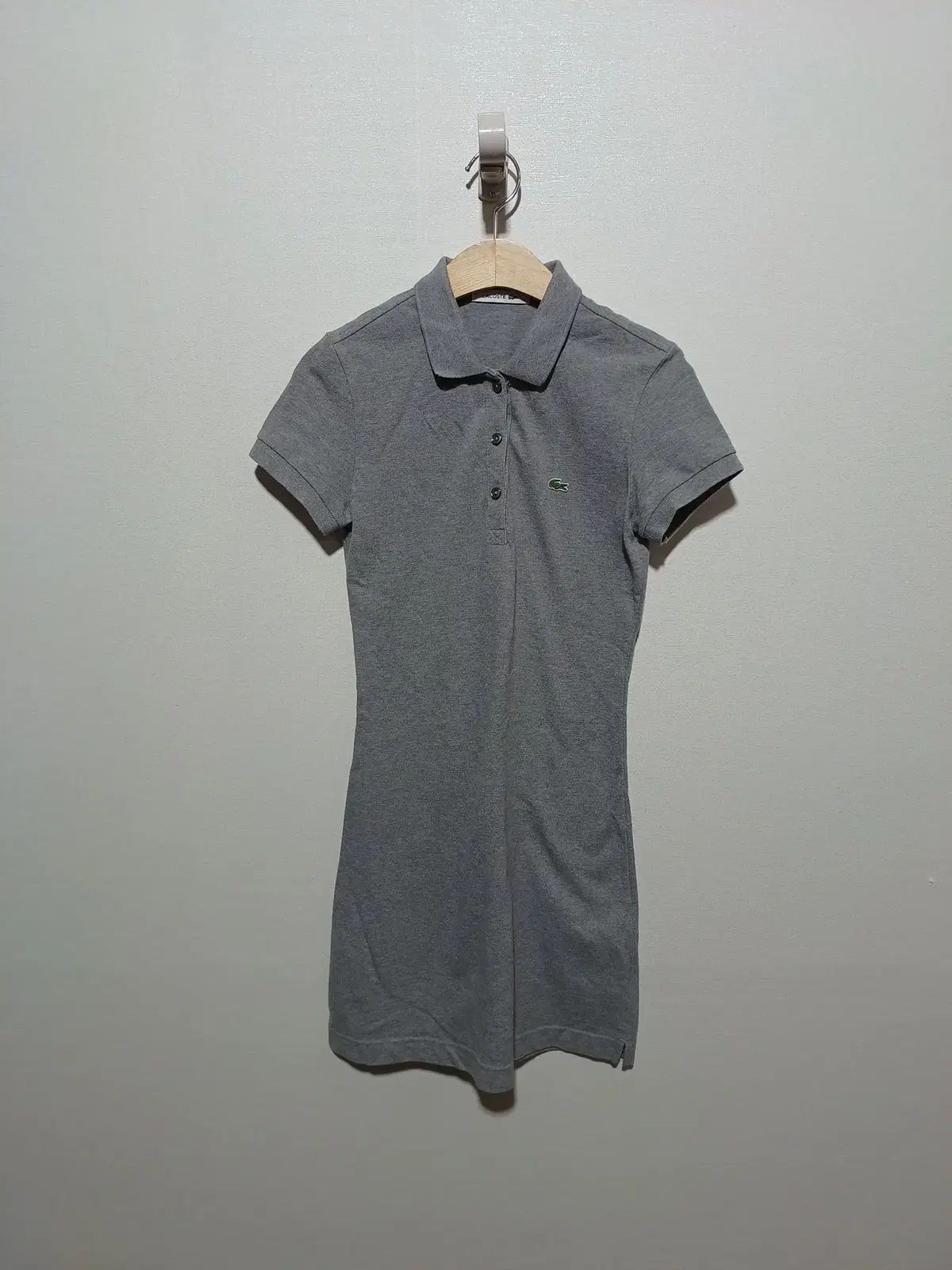 LACOSTE ラコステ スリムフィット ピケ ONE PIECE ワンピース 34 (26A602)