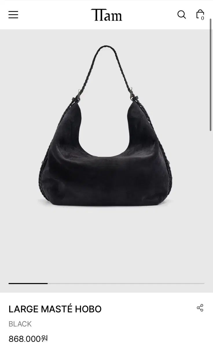 ttam 탐 large HOBO BAG
