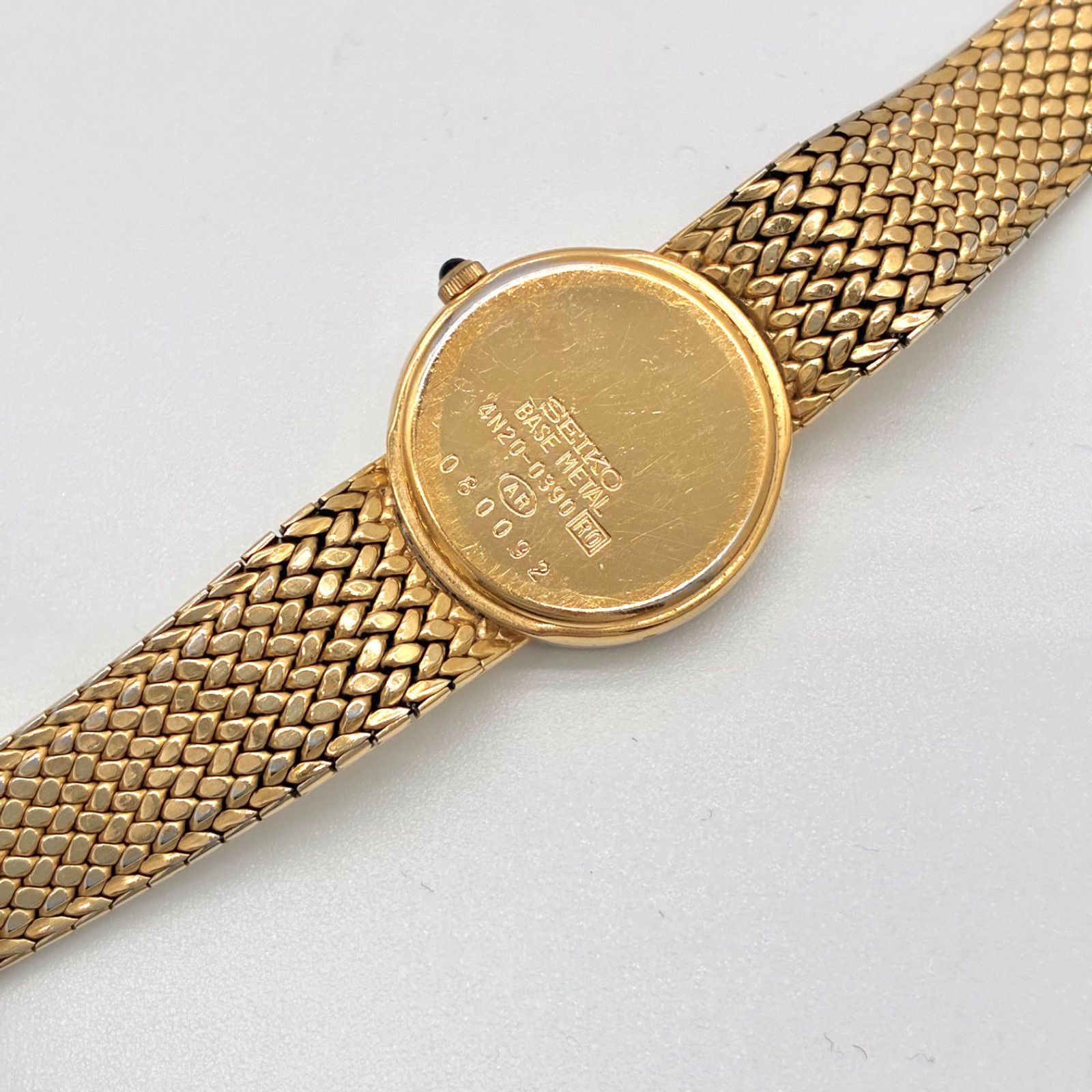 稼働/超美品】 SEIKO エクセリーヌ 腕時計 4N20-0390 レディース