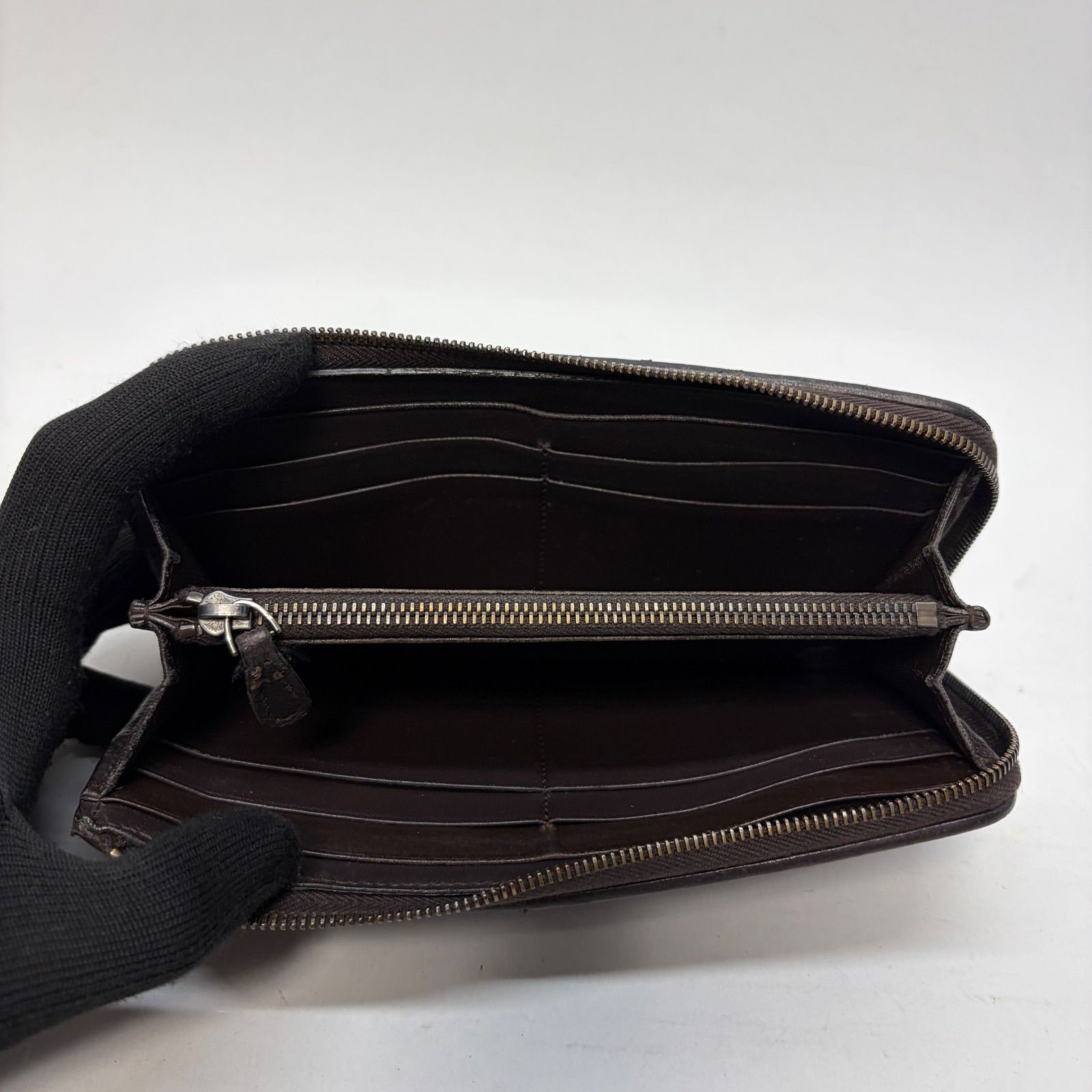 4388 BOTTEGA VENETA ボッテガヴェネタ 長財布 イントレチャート ダークブラウン 4388 BOTTEGA VENETA ボッテガヴェネタ 長財布 イントレチャート ダークブラウン