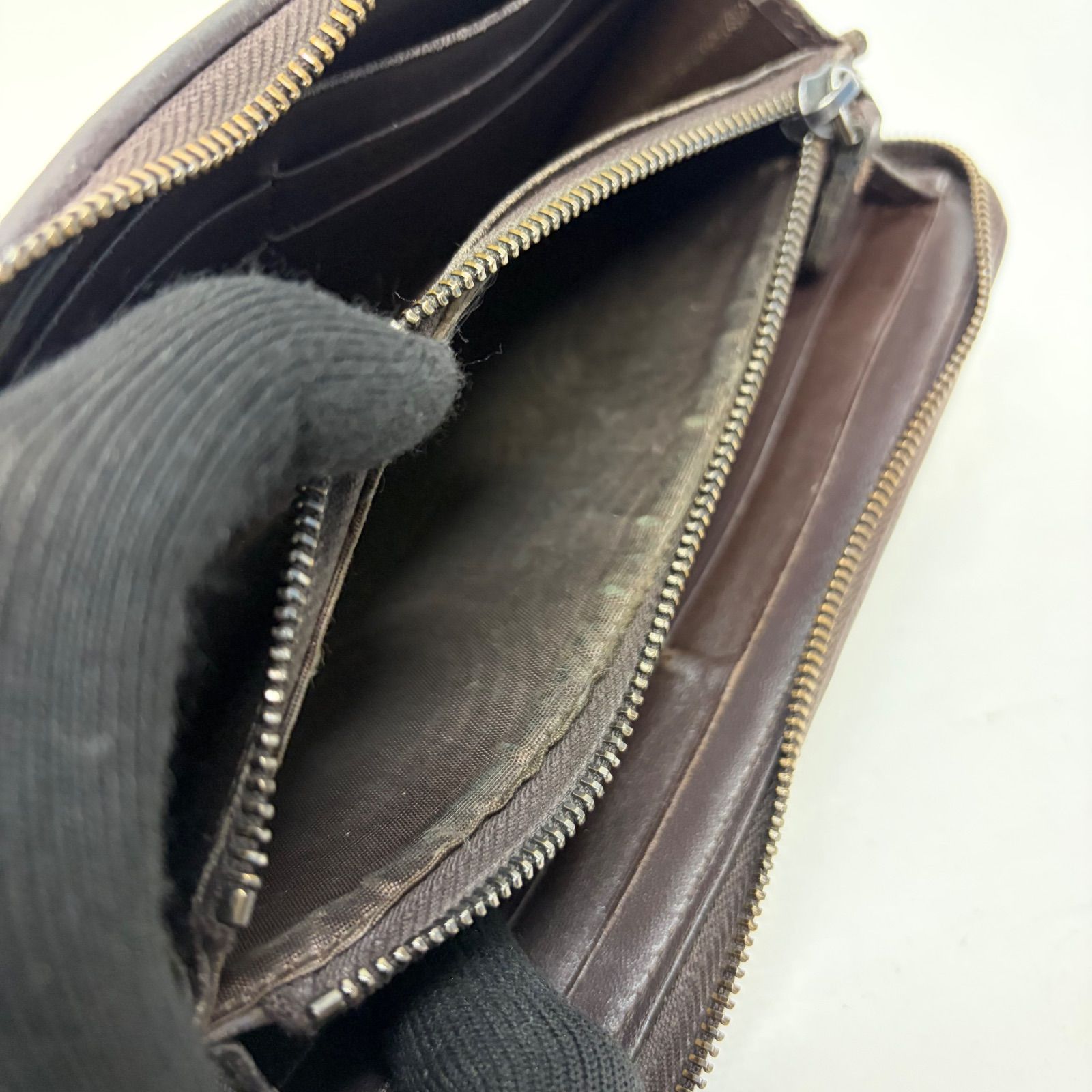 4388 BOTTEGA VENETA ボッテガヴェネタ 長財布 イントレチャート ダークブラウン 4388 BOTTEGA VENETA ボッテガヴェネタ 長財布 イントレチャート ダークブラウン