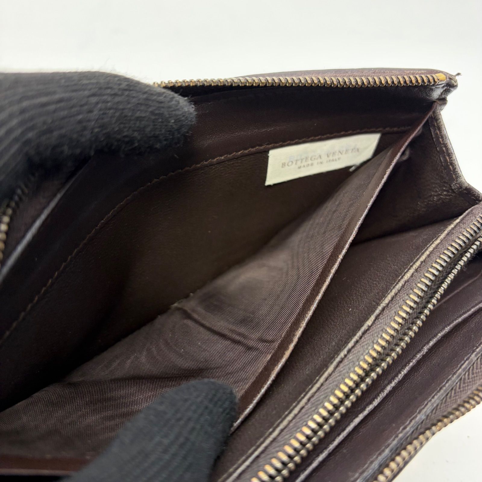 4388 BOTTEGA VENETA ボッテガヴェネタ 長財布 イントレチャート ダークブラウン 4388 BOTTEGA VENETA ボッテガヴェネタ 長財布 イントレチャート ダークブラウン
