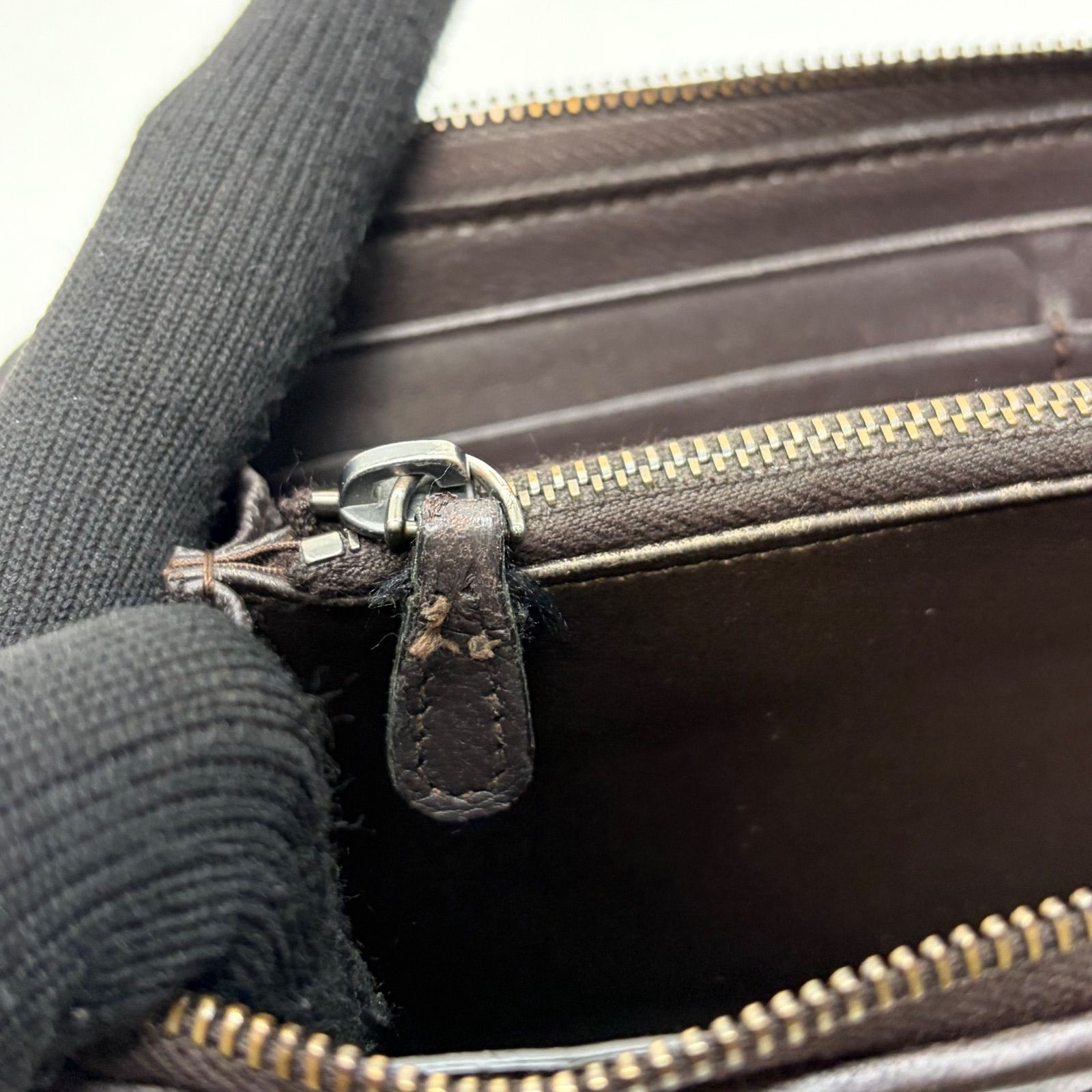 4388 BOTTEGA VENETA ボッテガヴェネタ 長財布 イントレチャート ダークブラウン 4388 BOTTEGA VENETA ボッテガヴェネタ 長財布 イントレチャート ダークブラウン
