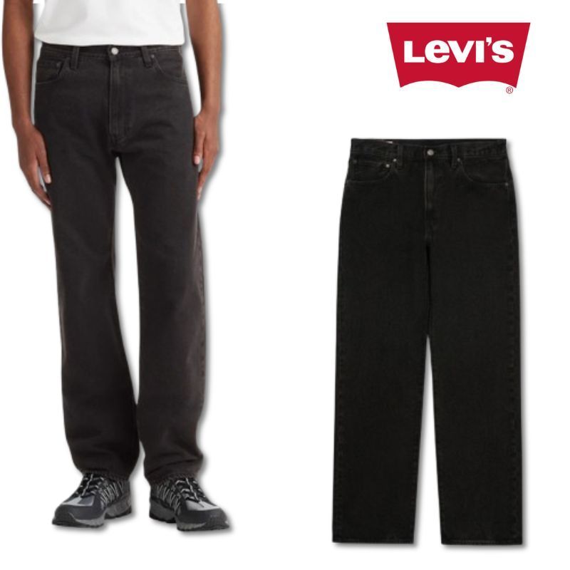 リーバイス Levi’s 555 リラックスストレート デニム ブラック BLACK メンズ 000LO0002