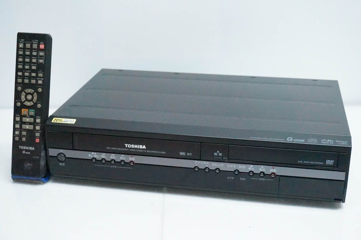 テレビ・映像機器 TOSHIBA ビデオ一体型DVDレコーダー D-VR8K ダビング
