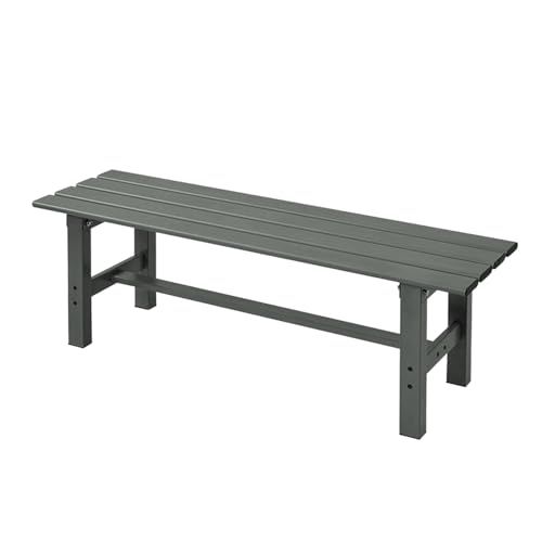 ガーデンマスター(Gardenmaster) アルミベンチ 幅120×奥行36×高さ40cm サビに強い 屋外 長椅子 縁側 椅子 アルミ縁台 ガーデンチェア ベンチシート ベランダ バルコニー 軽量 踏み台 ベンチ台 玄関台 お庭 グレー ABF-120ｍａ