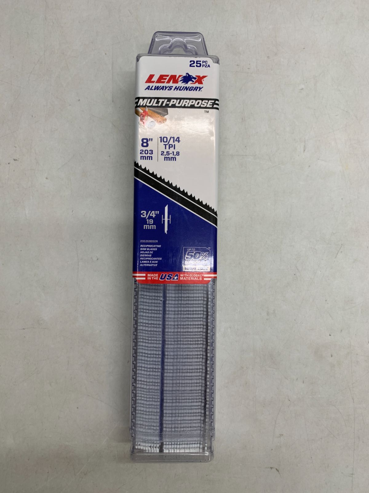 未開封 LENOX セーバーソーブレード 替刃25枚入 203mm