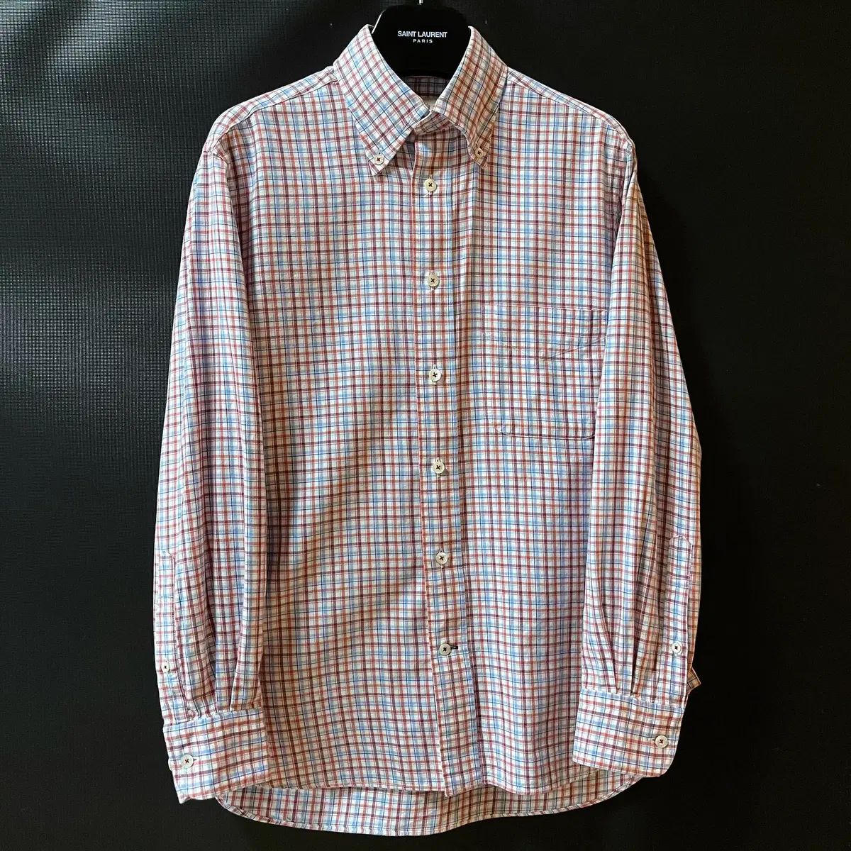 M) バラクータ ボタンダウン シャツ Fabric by Manifattura Va