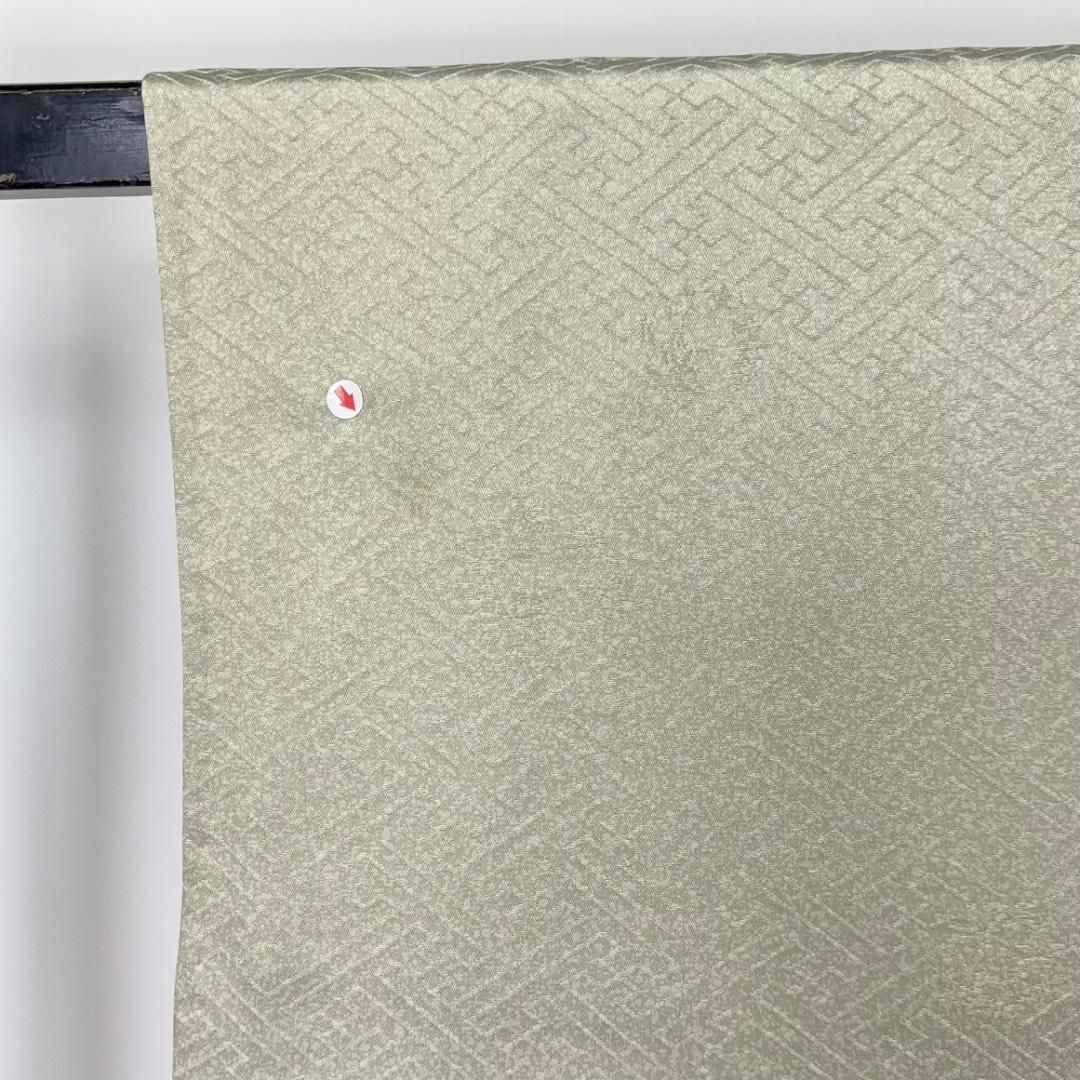 単衣 付下げ 刺繍柄 地紙に花模様 金駒刺繍 薄裏柳色 K-6008 - メルカリ