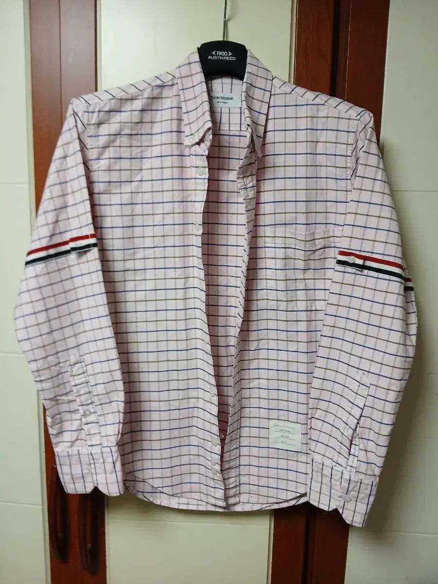 トム・ブラウン ピンク CHECK シャツ