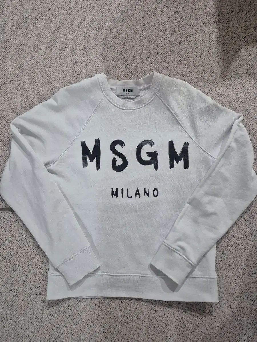 MSGM ミラノ 白 スウェットTシャツ