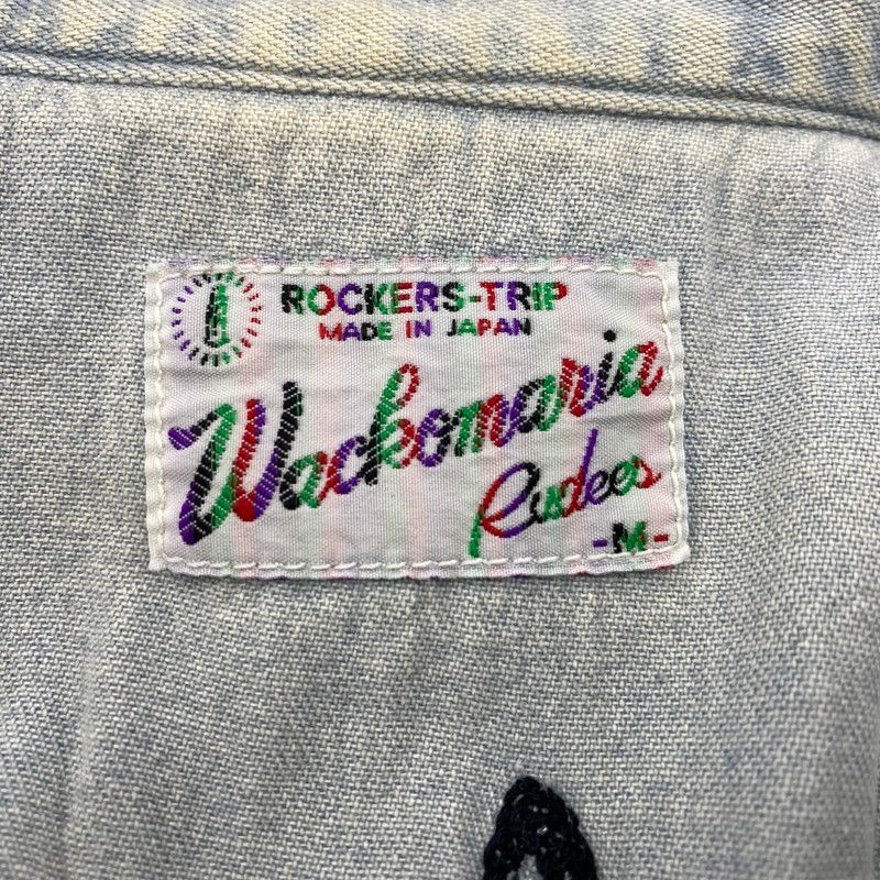 中古品】 WACKO MARIA ワコマリア WASH DENIM WESTERN SHIRT MARIA 1