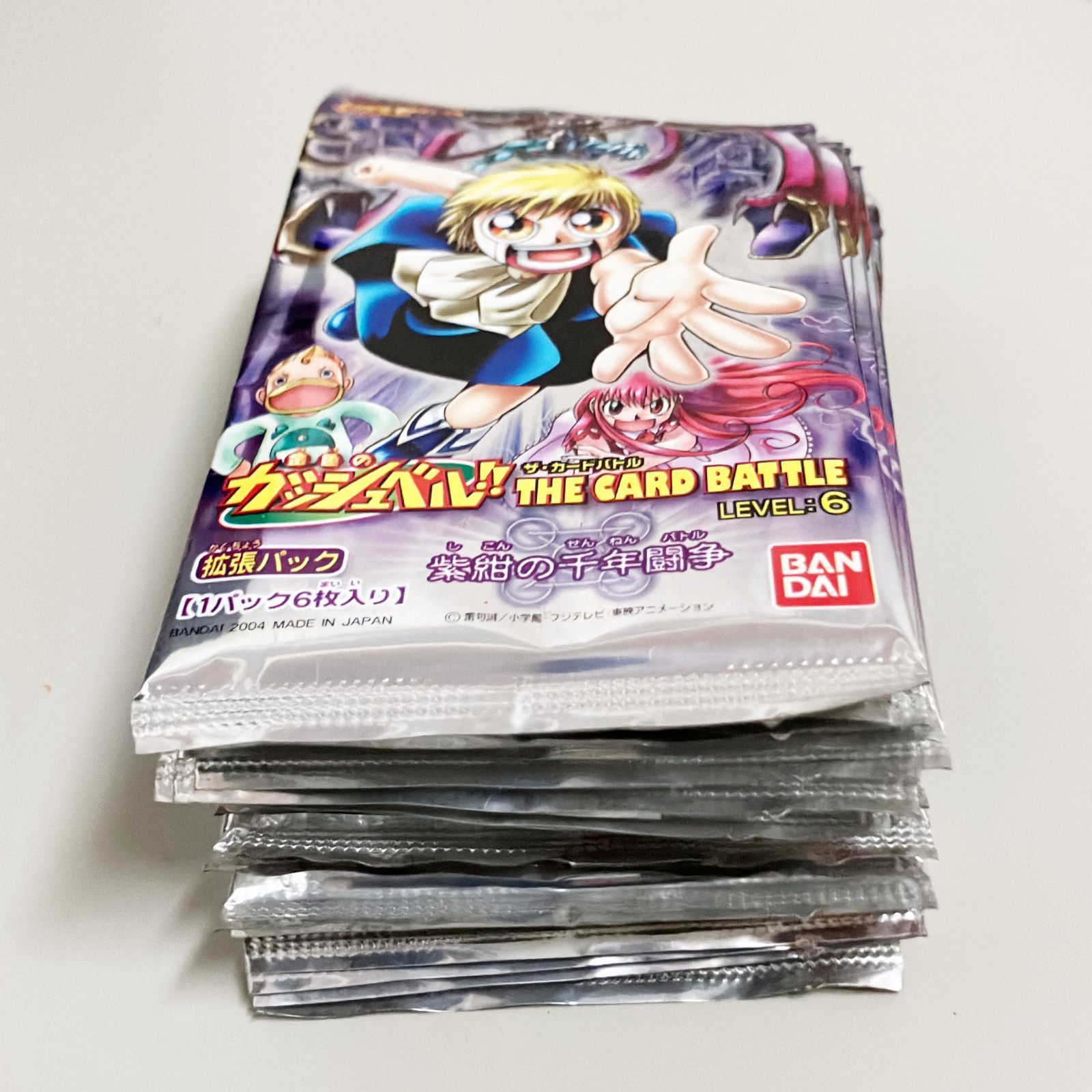 金色のガッシュベルカード　未開封パック　まとめ売り 金色のガッシュベル!! トレーディングカード 未開封品 135パック
