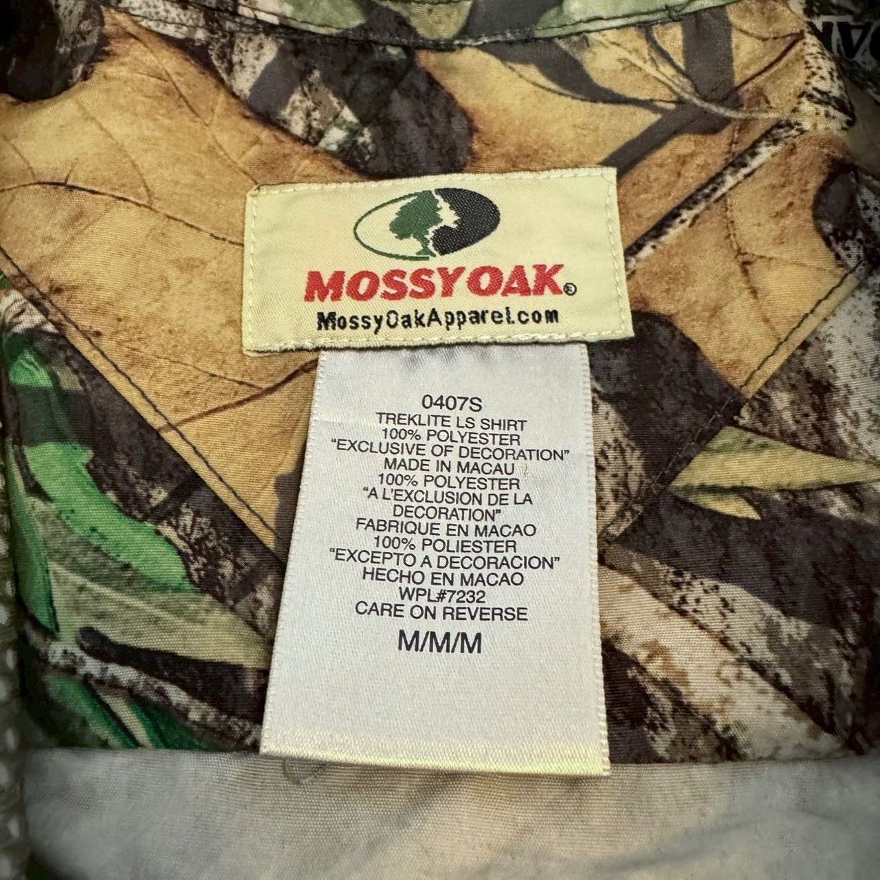 MOSSY OAK モッシーオーク 迷彩 CAMO カモフラ ミリタリー リアル 