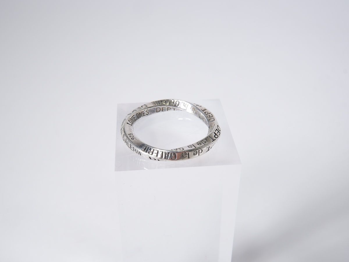 GALLERY DEPT.ギャラリーデプト ×LONE ONESロンワンズ INFINITY RING シルバー925 インフィニティ リング【SIZE10(20.5号)】【MACA82058】 GALLERY DEPT.ギャラリーデプト ×LONE ONESロンワンズ INFINITY RING