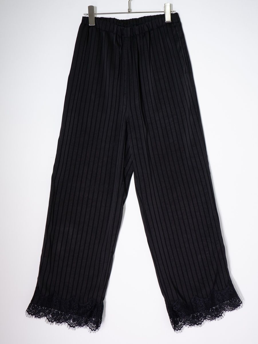ARCHIVE STANCEアーカイブスタンス AP STUDIO購入2026SS satin stripe easy Pantsサテンストライプレースパンツ【フリー】【LPTA82136】