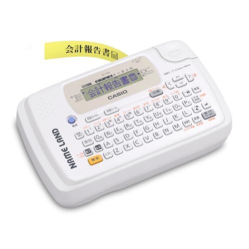 カシオ ラベルライター ネームランド コンパクトモデル KL-P50-WE テープ付セット KL-TP5 (3.5mm-18mm幅)ｍａ