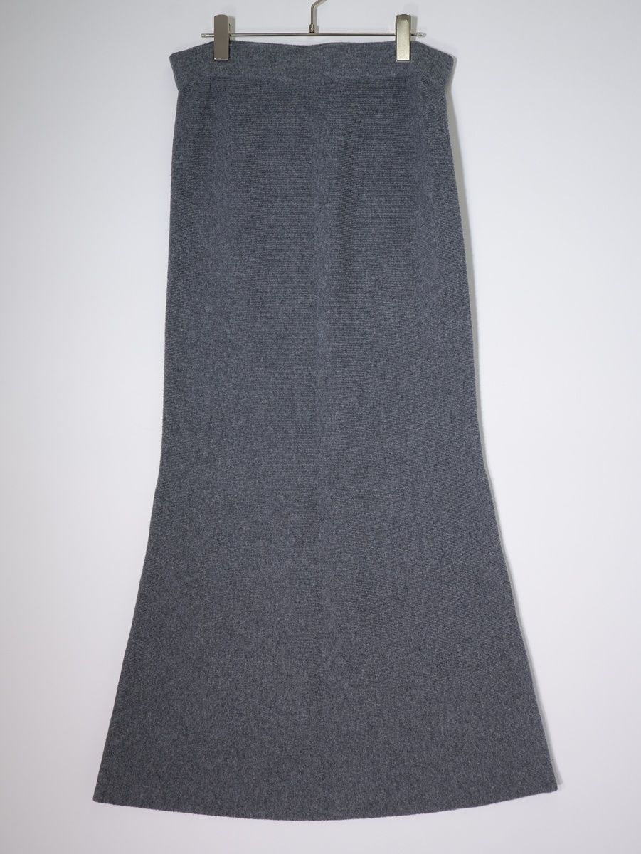 MUSE de Deuxieme Classeミューズ ドゥ ドゥーズィエムクラス 2023AW wool cashmereスカート ウールカシミヤマーメイドニットスカート【36】【LSKA81907】
