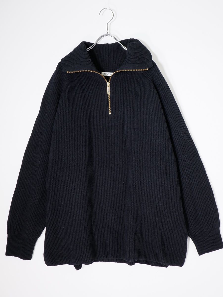 Deuxieme Classeドゥーズィエムクラス 2021AW Half Zip Sweater ハーフジップセーター(ニット)【フリー】【LKNA82158】