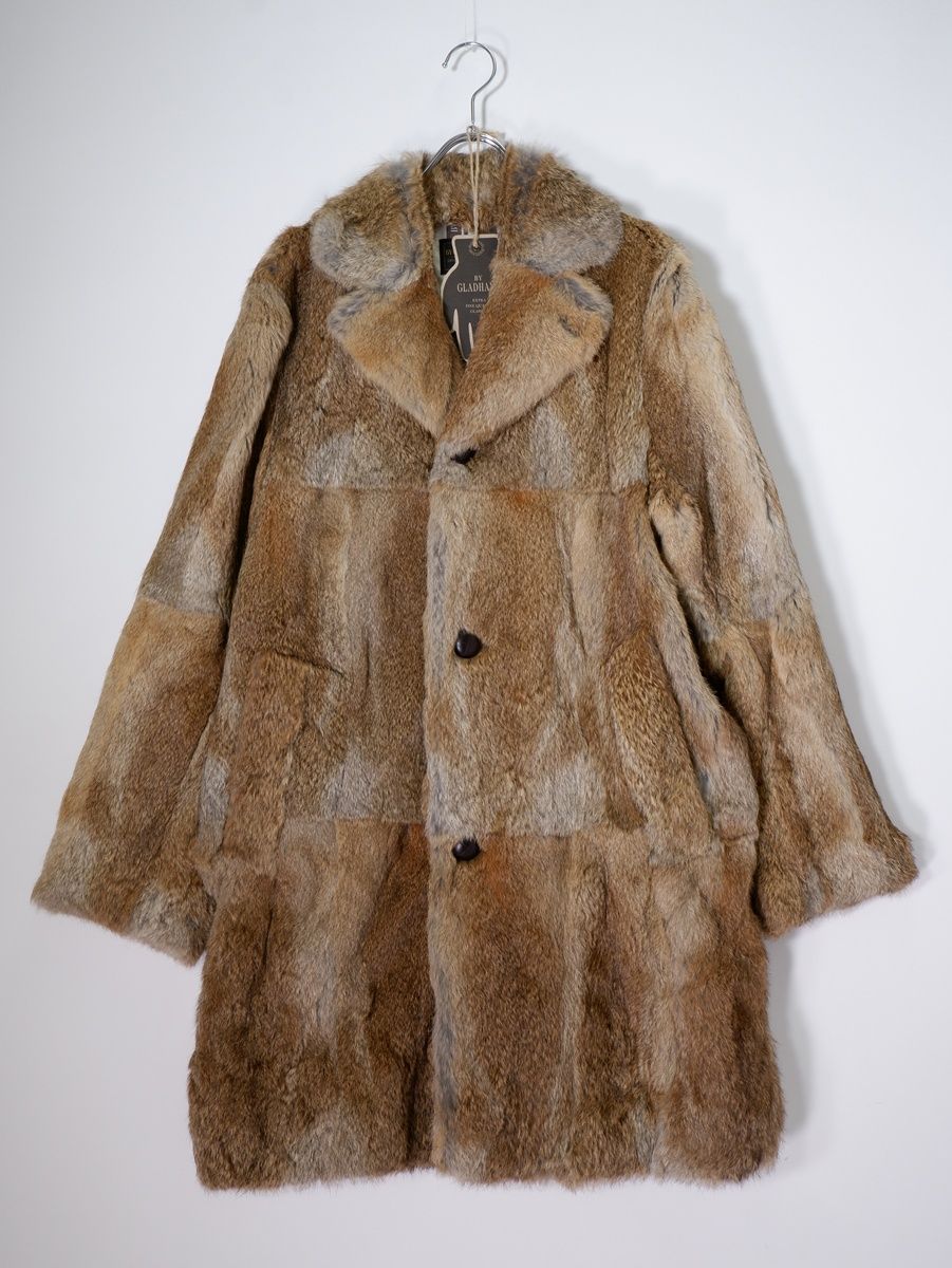 GLAD HANDグラッドハンド GOODGRACE RABBIT FUR COATラビットファーコート未使用品【L】【MCTA82194】