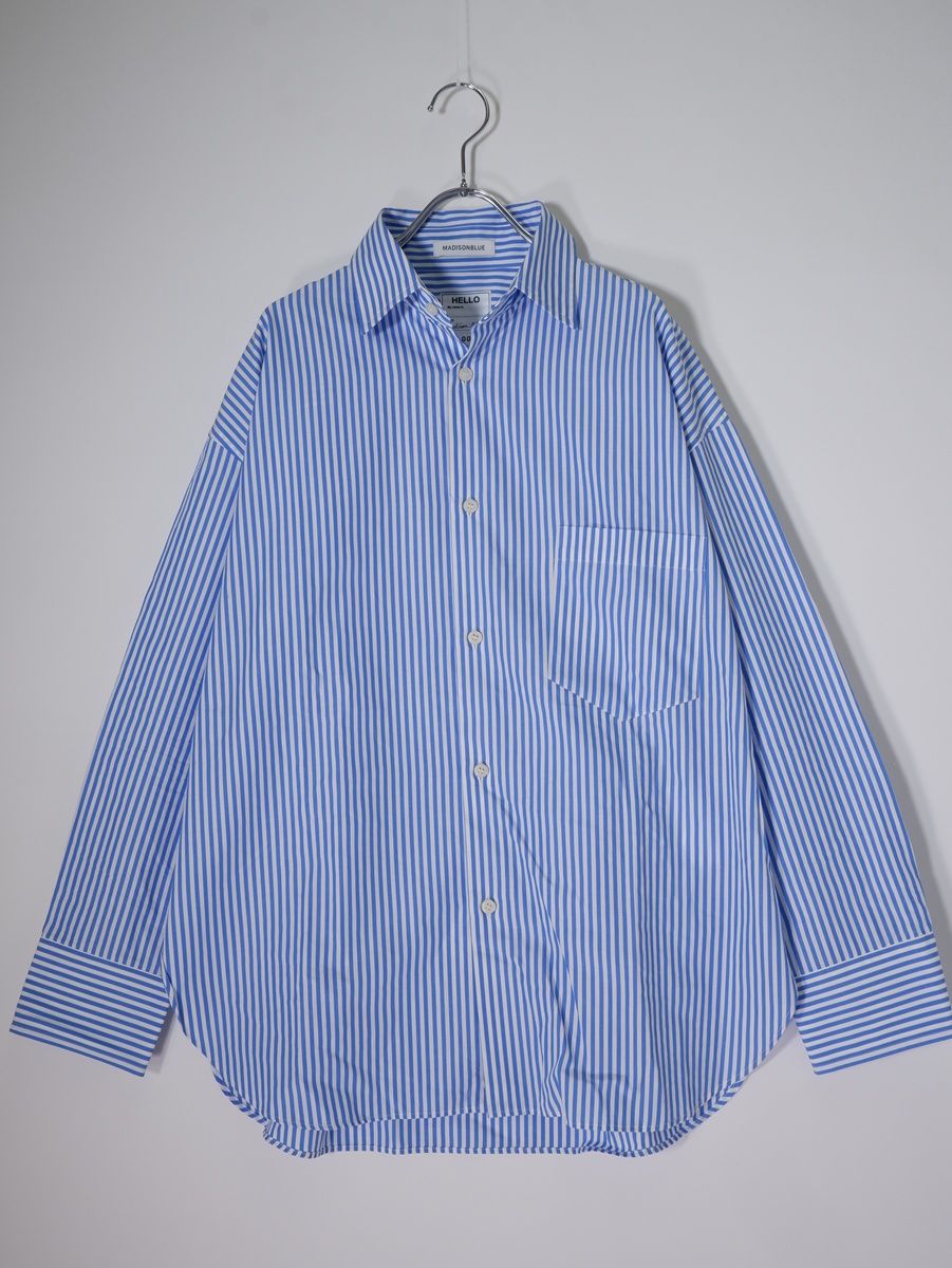 MADISON BLUEマディソンブルー L'Appartementアパルトモン購入2024 J.BRADLEY NARROW L/S SH STRストライプシャツ【34】【LSHA82082】